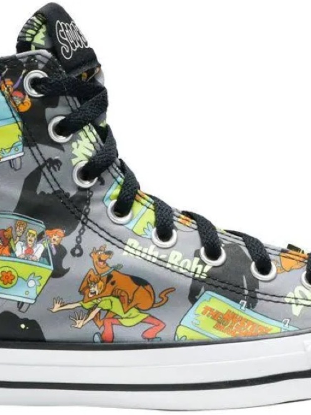 Converse Scooby-Doo Graphic High-Top Sneaker in Black and Gray